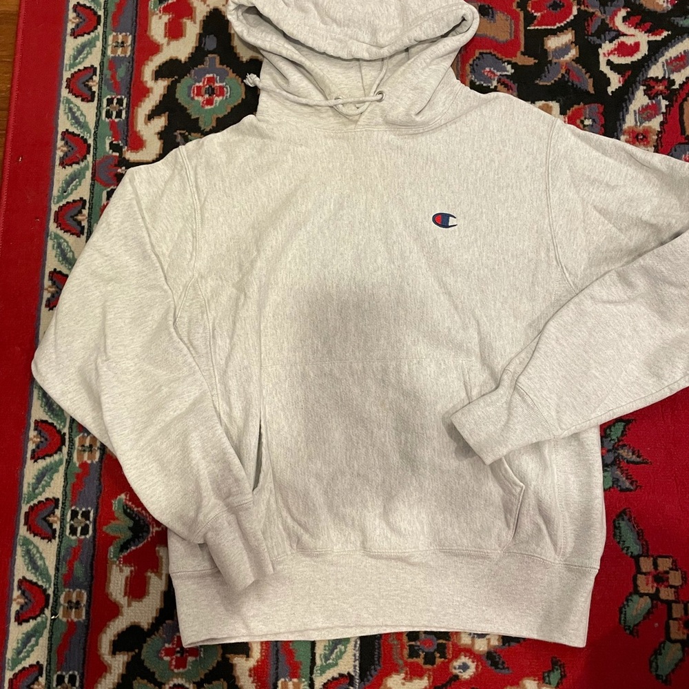 grey champion hoodie